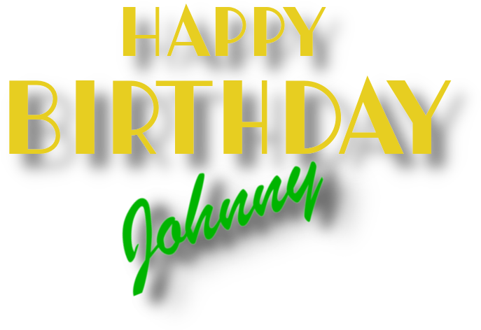 Happy Birtyday Johnny!